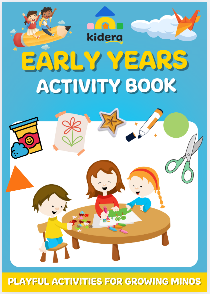 Cover of the early years printable activity book