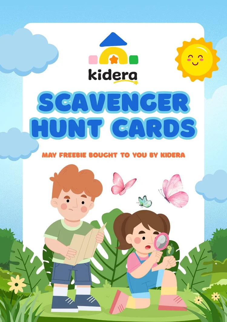 Printable scavenger hunt cards