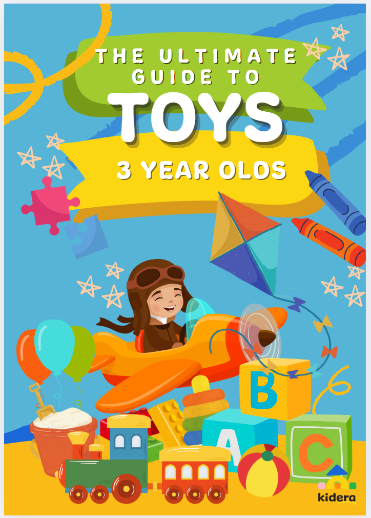 Cover of the toy guide for 3 year olds