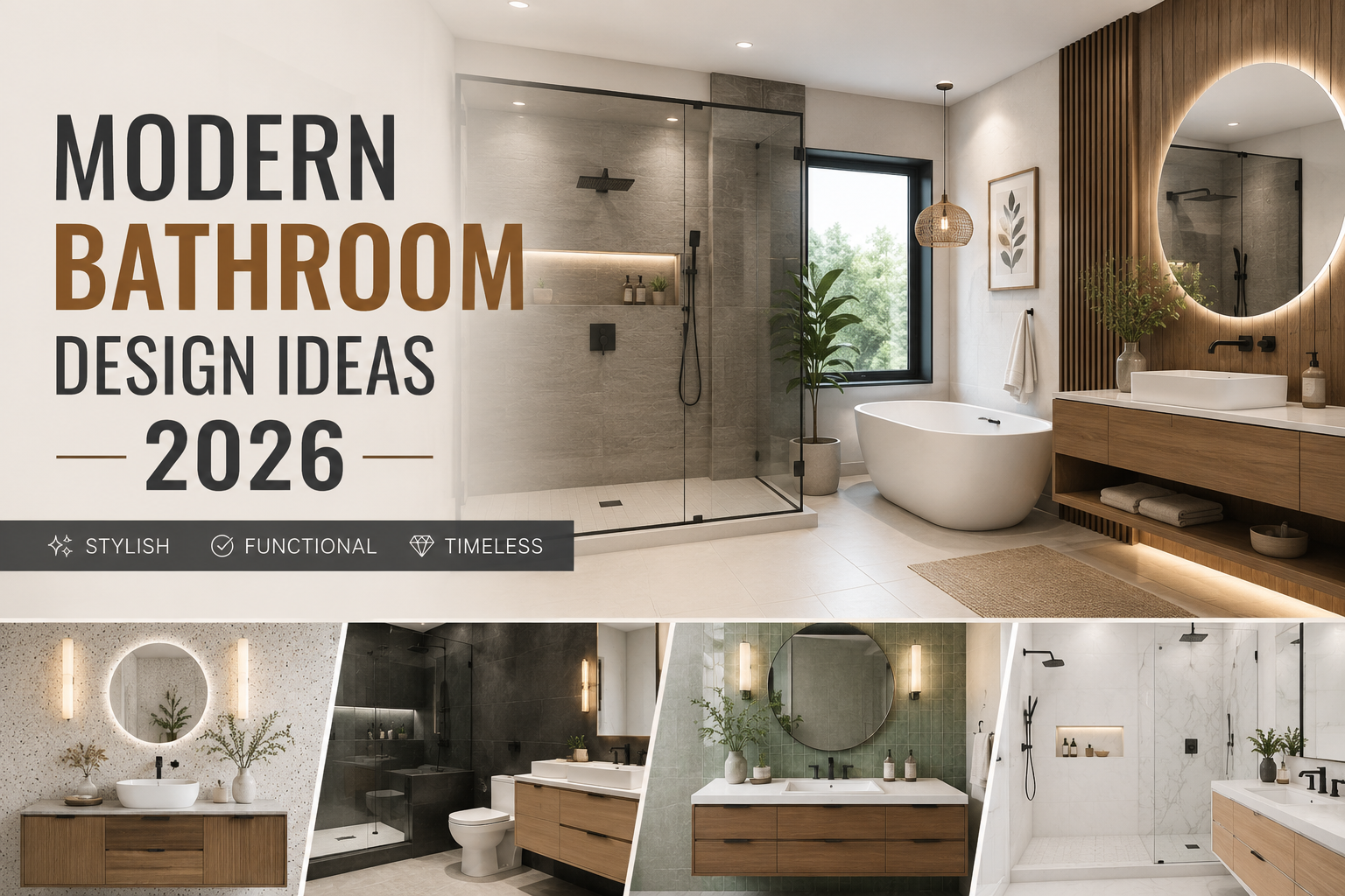 Modern Bathroom Design Ideas 2026&nbsp;