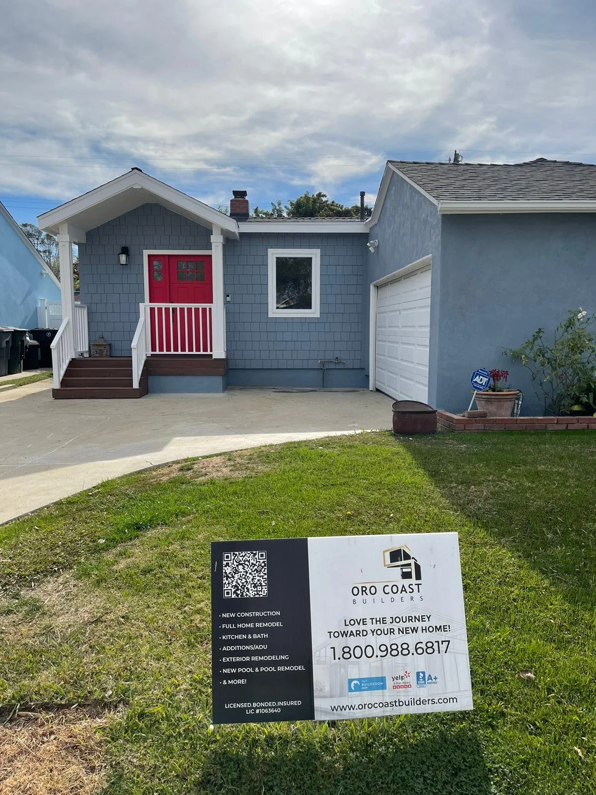 exterior remodel in Los Angeles and the Bay Area