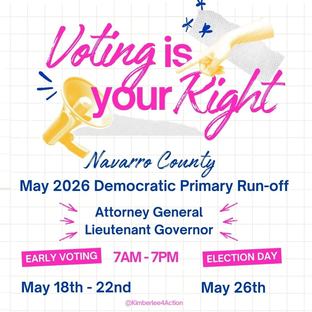 2026 Democratic Primary Run-off Navarro County