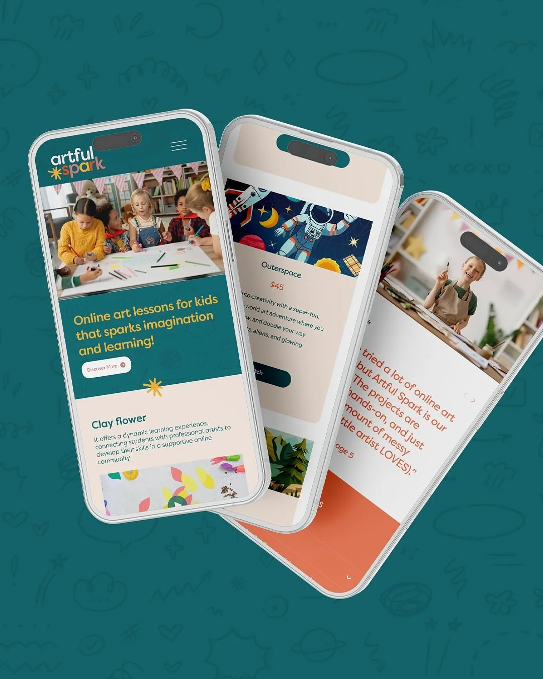 I love helping brands that do good, look good. 

Here&rsquo;s some work I did for @artful.spark a brand new company that makes art class fun and accessible for every child. 

I had the joy of helping bring this brand to life from the ground up &mdash