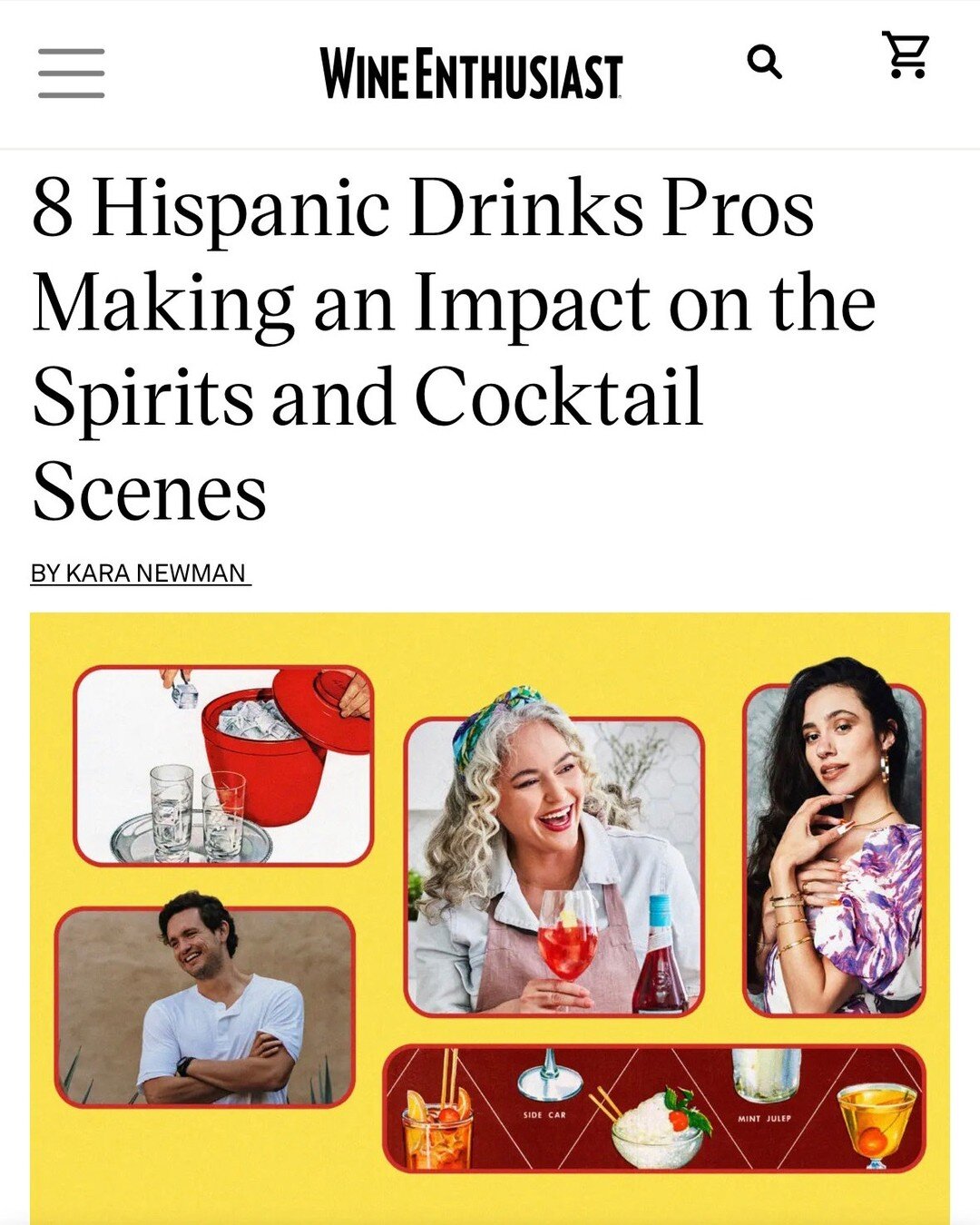 So proud of @lyannasanabria for being included in this list from @wineenthusiast!

Across the industry, Hispanics are behind complex drinks that incorporate ingredients, techniques and points of view from their respective homelands.

#PapiPortland #P