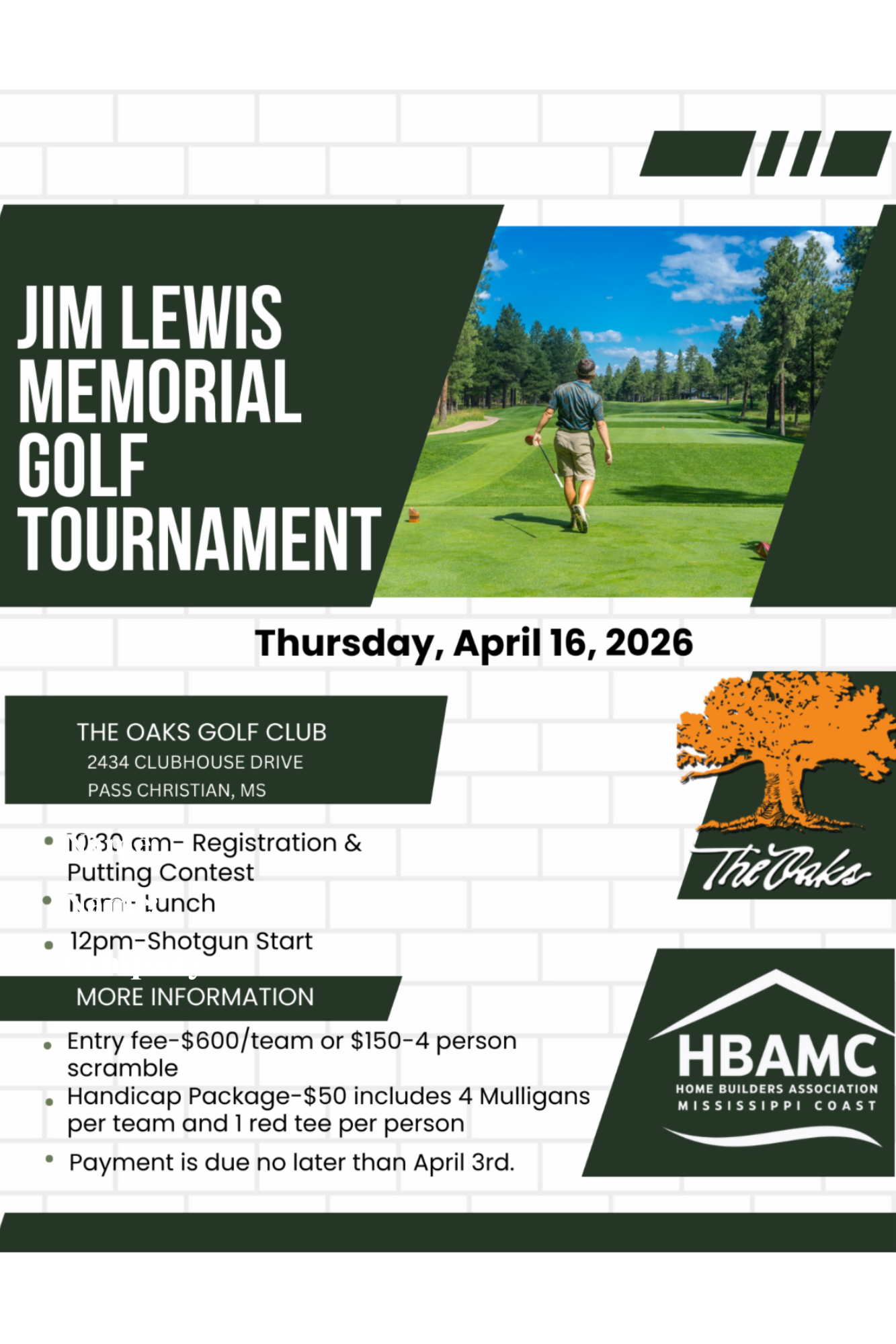 Jim Lewis Memorial Golf Tournament