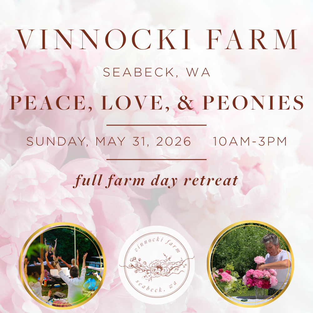 Peace, Love and Peonies   31 May 2026