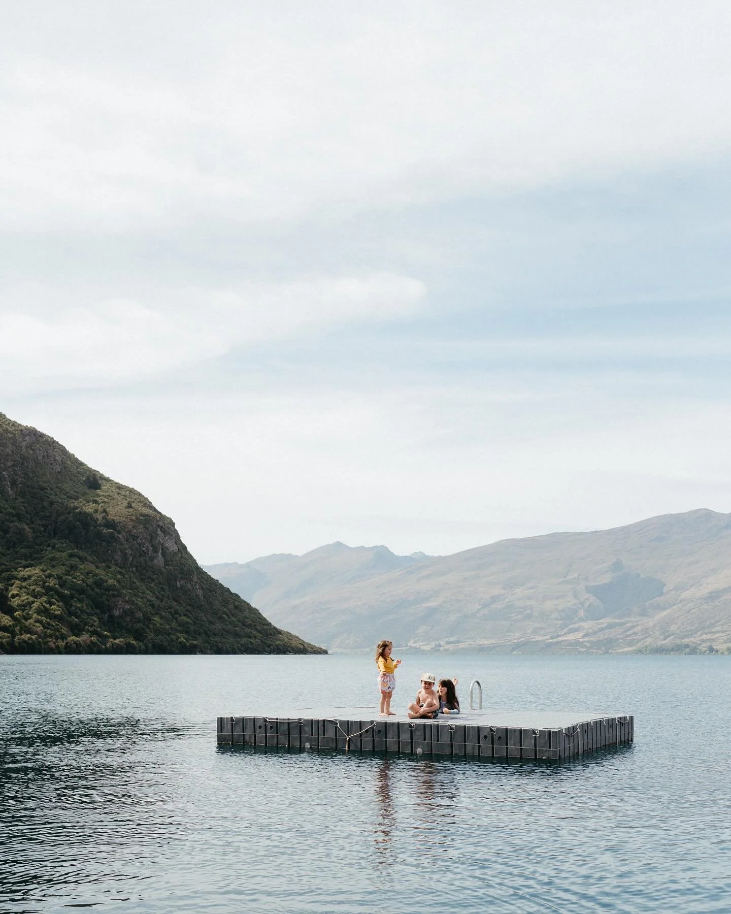 Dreaming of holidays in New Zealand. One day when I can shortlist them, I&rsquo;ll share some of my favourite spots. 

This one is from Kingston. A gorgeous Airbnb right on the shore of the lake with a kayak for us to get out to this pontoon. Memorie