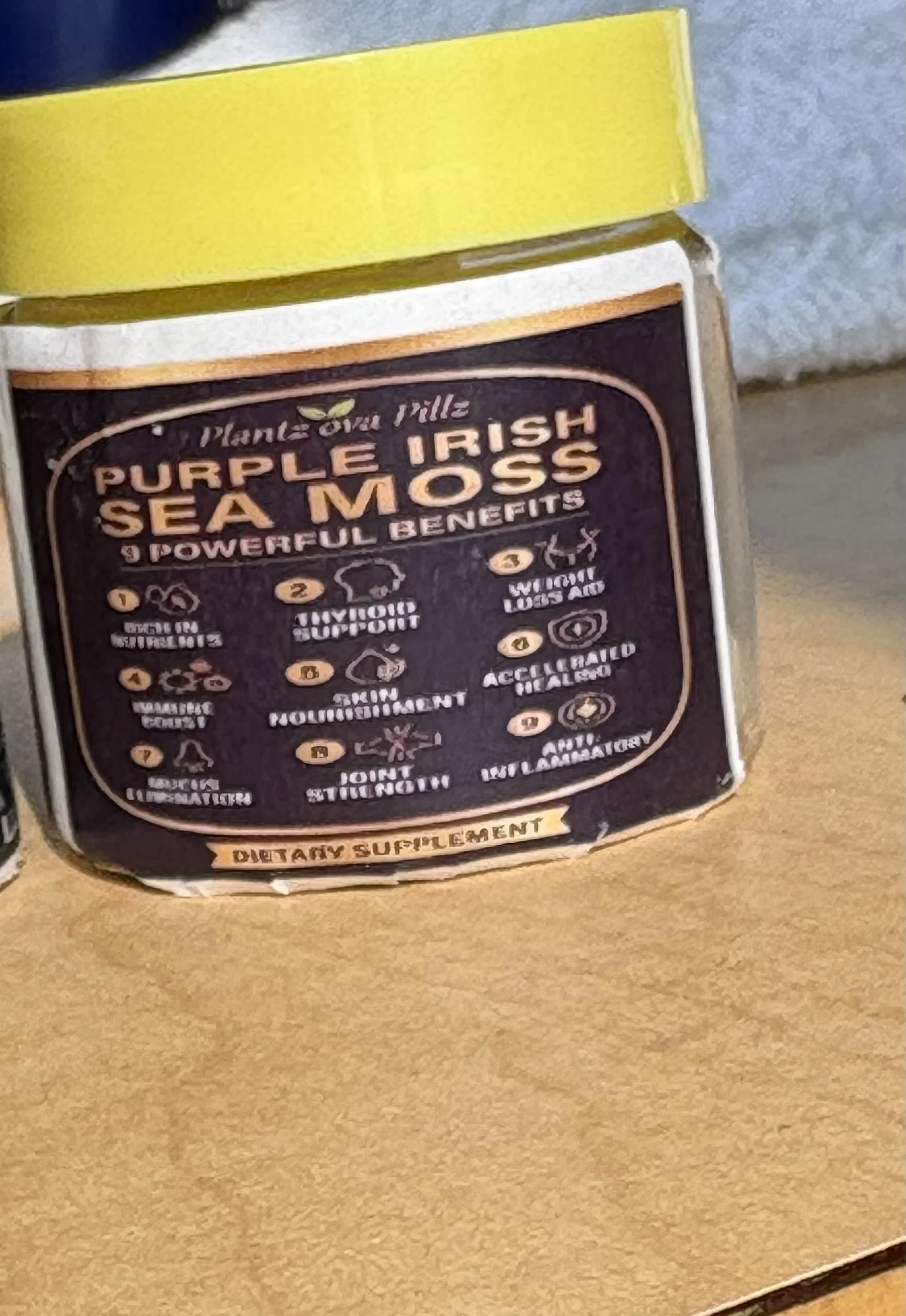 Purple Irish Sea Moss Supplement