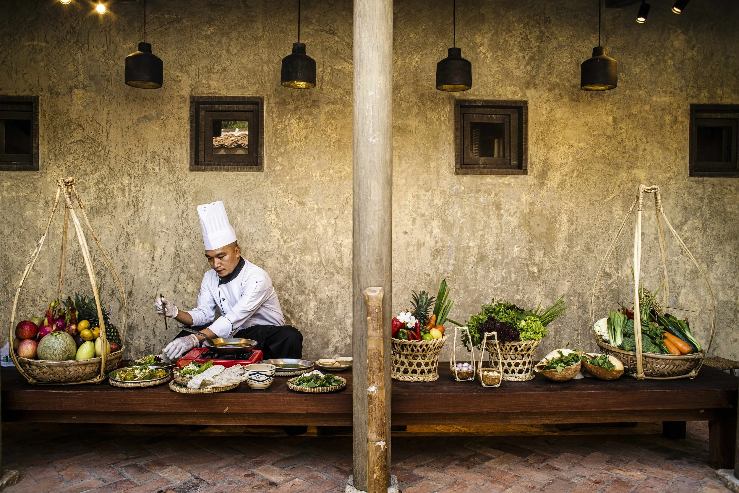 Zannier Hotels Bãi San Hô - Chef Dung Mai using fresh vegetables - © Frederik Wissink for Zannier Hotels-Small.jpeg