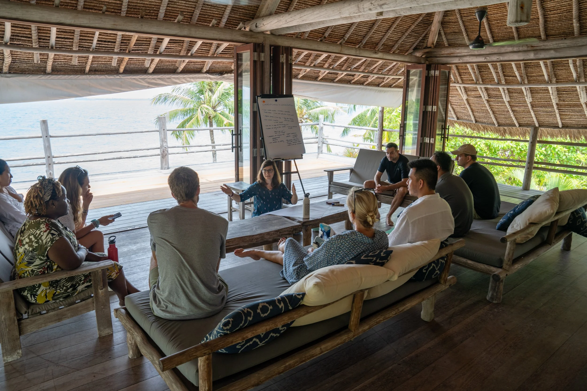 The Long Run Meeting Nikoi Island