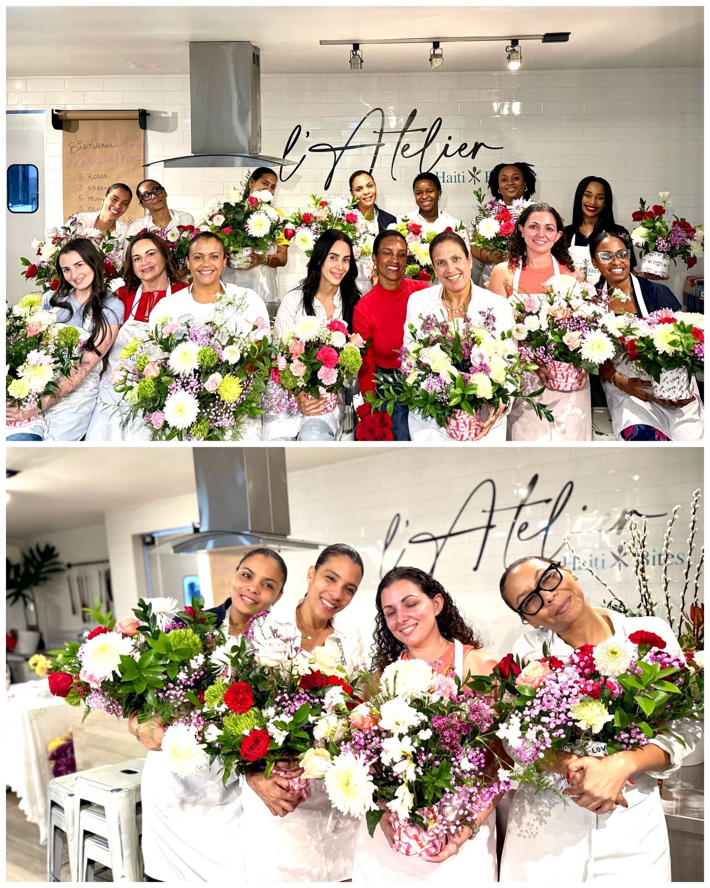 Blooms. Bubbles. Beautiful company. 🌸✨

Some afternoons feel like therapy.

The Flower Atelier with @couleursdutempsht never disappoints.

#HaitiBites #LAtelier #FlowerAtelier #LaVieEnRose #Valentinesweek