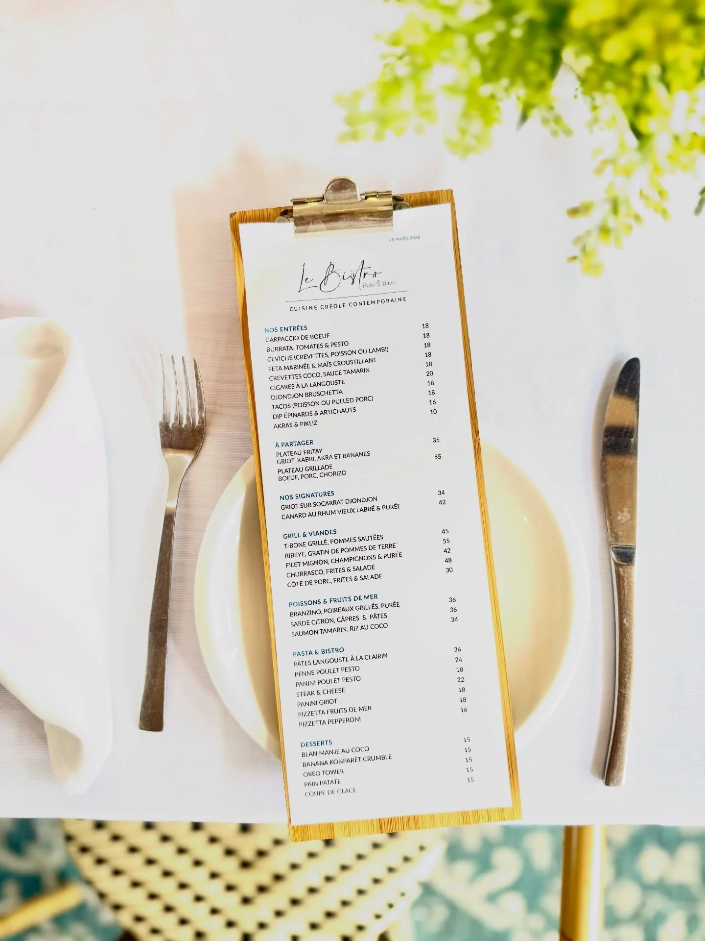 Take a seat.
We&rsquo;ve been expecting you.

#haitibites #lebistro