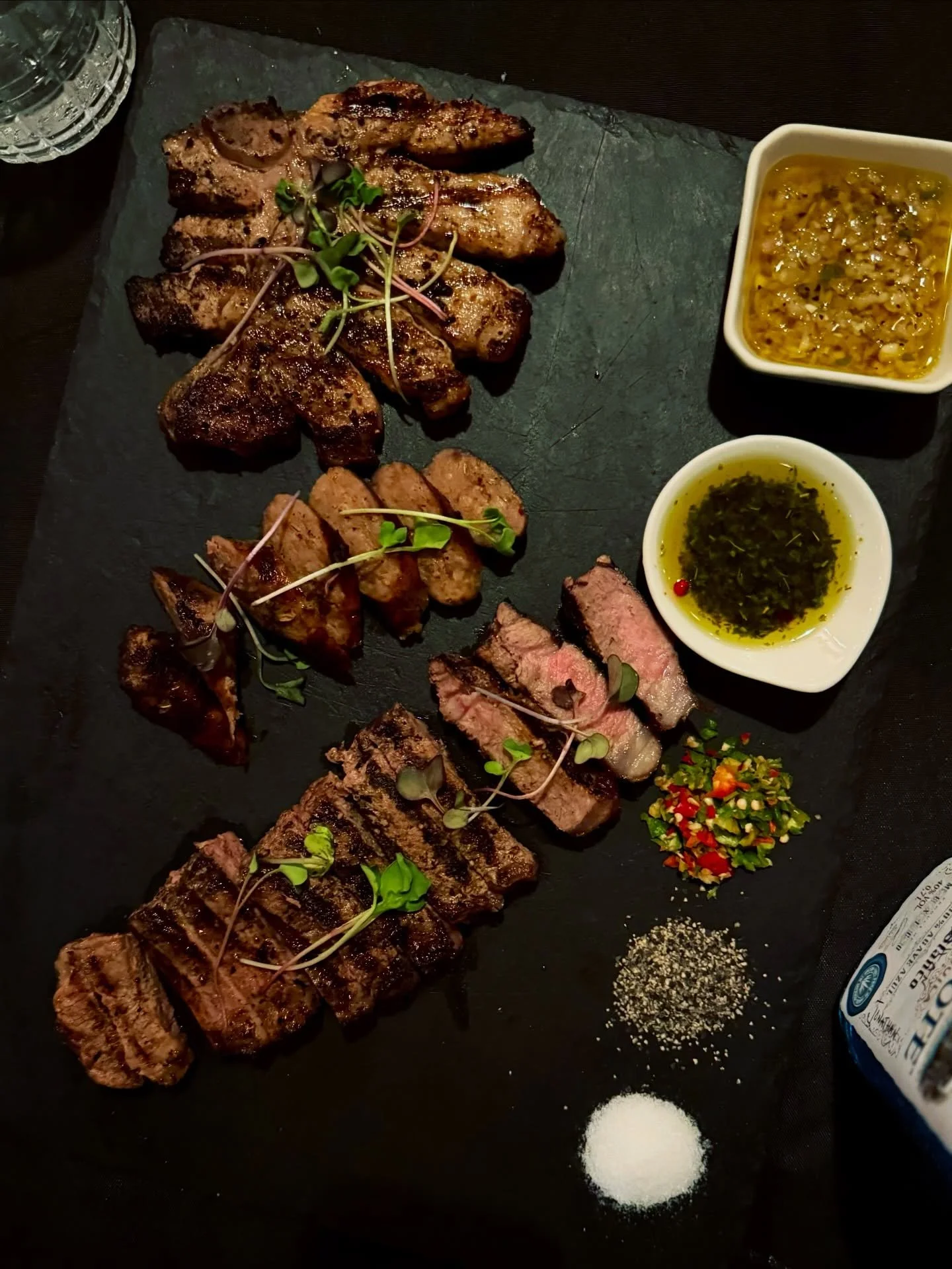 The perfect opening act, one that brings everyone to the table.
A plateau of fire-grilled meats, layered with smoke and spicy piman bouk, to malice, chimichuri, made for sharing, and for lingering just a little longer.

#HaitiBites #LeBistro #Meatand