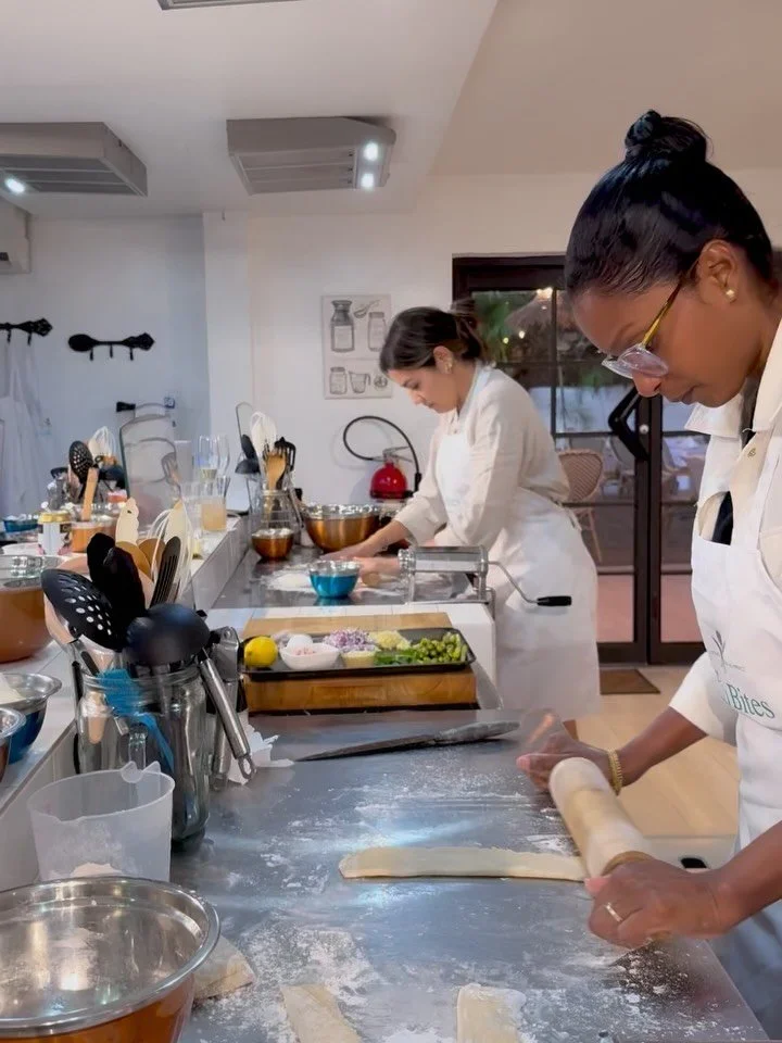 It always begins the same way: flour, eggs, and a simple gesture.

Then slowly, the dough comes to life.
Softer. Smoother. More forgiving.

Fresh pasta is not about perfection.
It&rsquo;s about learning to feel.

#LAtelierHaitiBites #FreshPasta #From