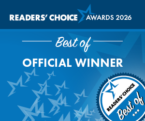 Winner of the Reader's Choice Awards 2026, Thank you!