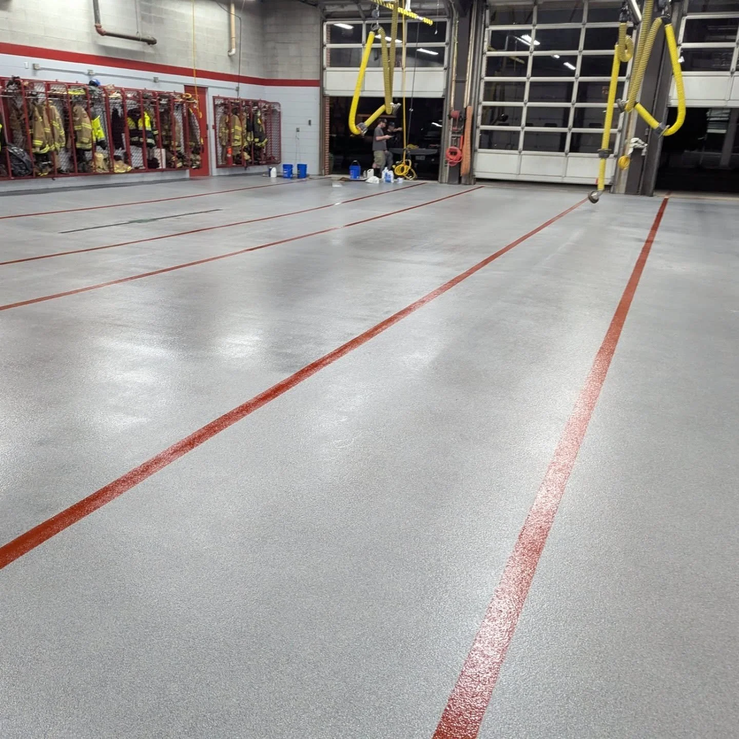 Crown Point Fire House is looking sharp with a new quartz floor and bold striping. Thanks to Polymer Nation for top-notch materials!

Contact us today for a free estimate
apexepoxyllc.com
872-254-5050

#epoxy #epoxyflooring #flooring #flooringideas #