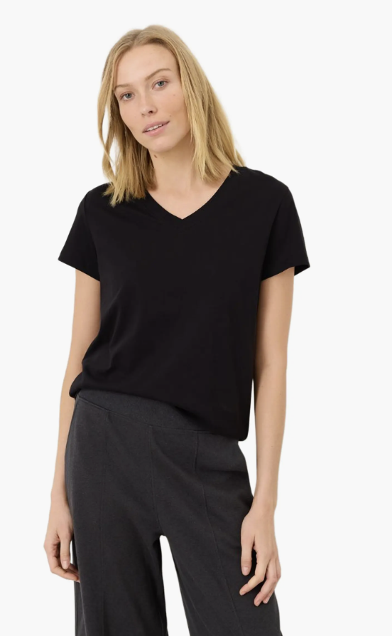 Pact organic cotton softspun V-neck T-shirt