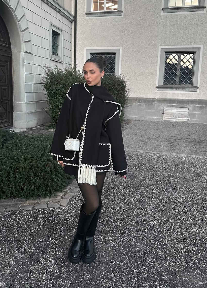 Sweater Dresses Look Completely Different With These Shoes-In the Best Way