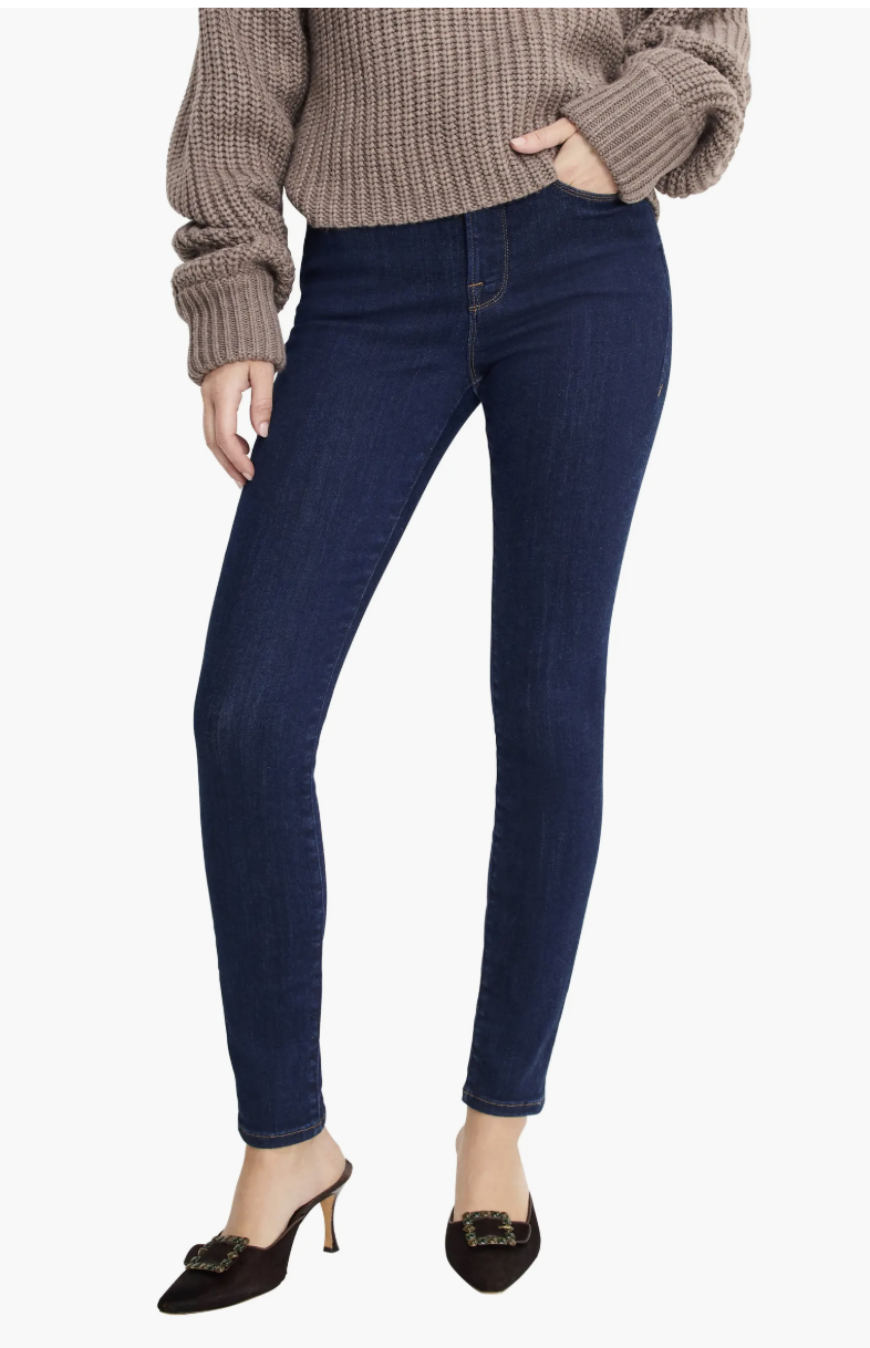 Good Legs Skinny Jeans Good American Indigo 1153 Regular & Plus $98.00Current Price $98.00
