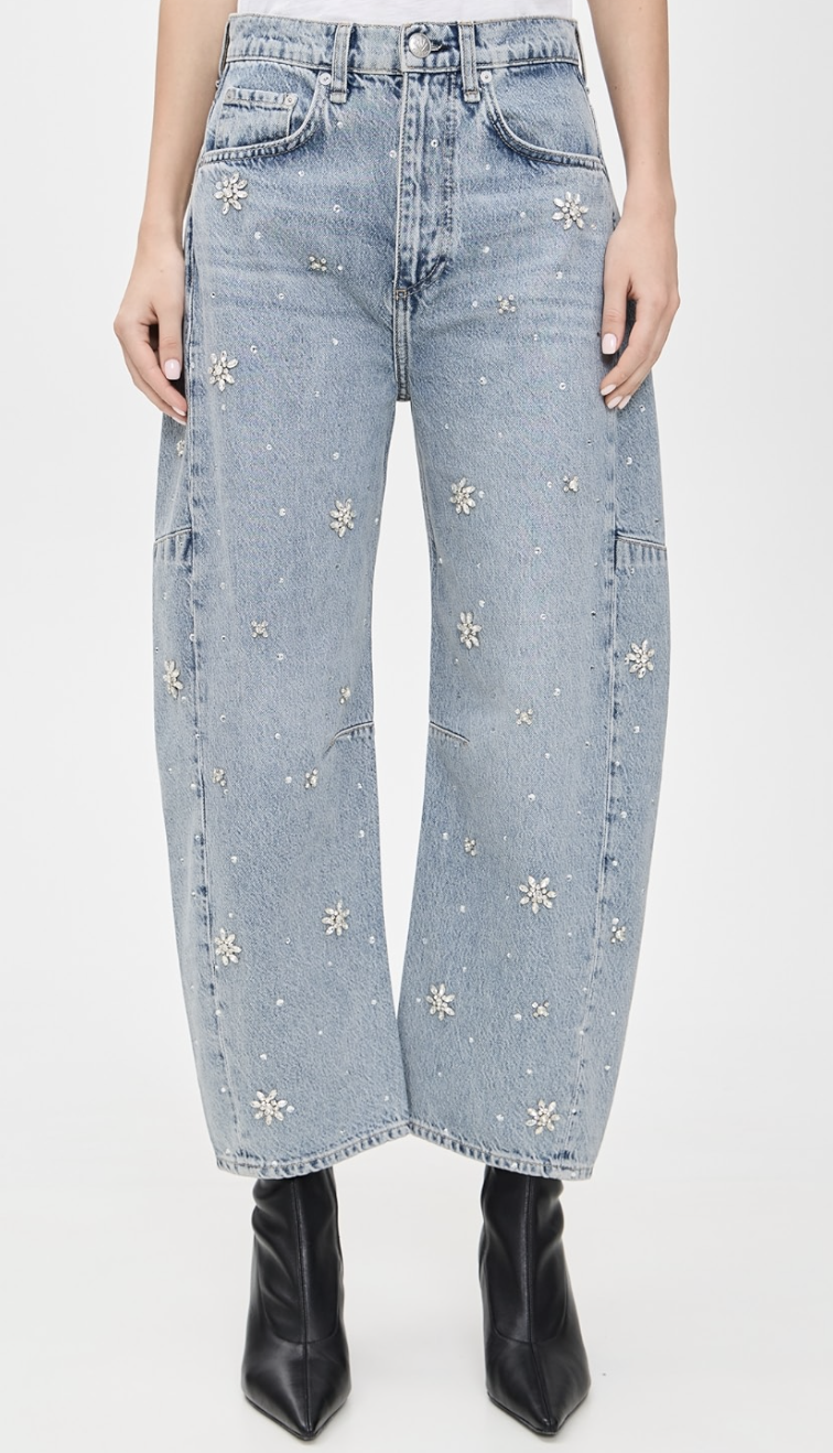 rag & bone  Charlie Ankle Barrel Jeans