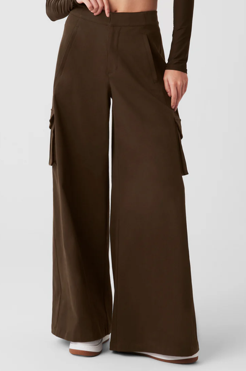Show Off Cargo Wide Leg Trouser $158