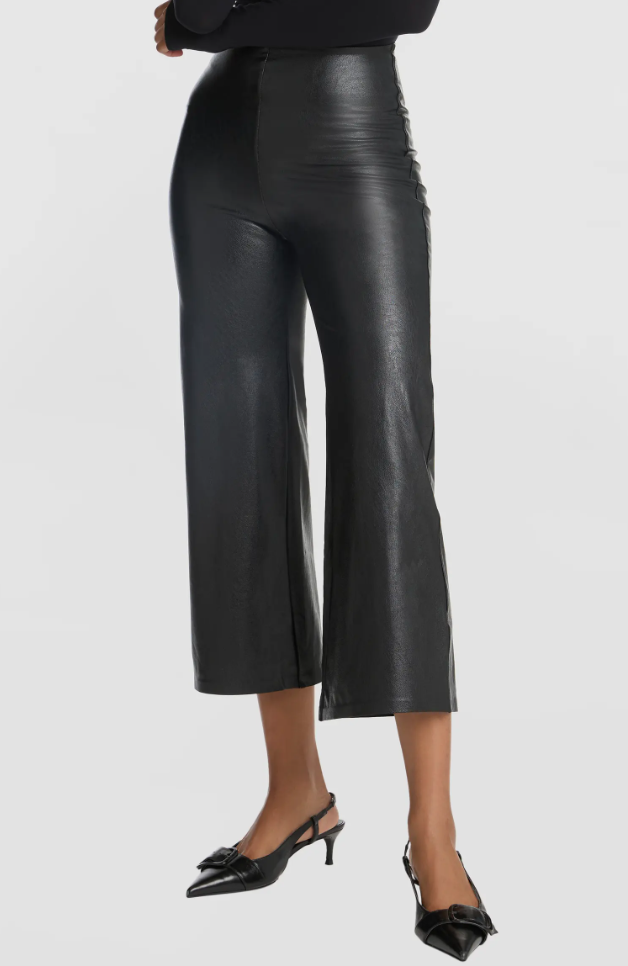 Faux Leather Crop Wide Leg Pants Commando $178.00Current Price $178.00