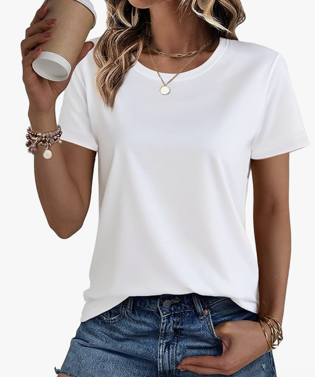 Cotton Crewneck T-Shirt