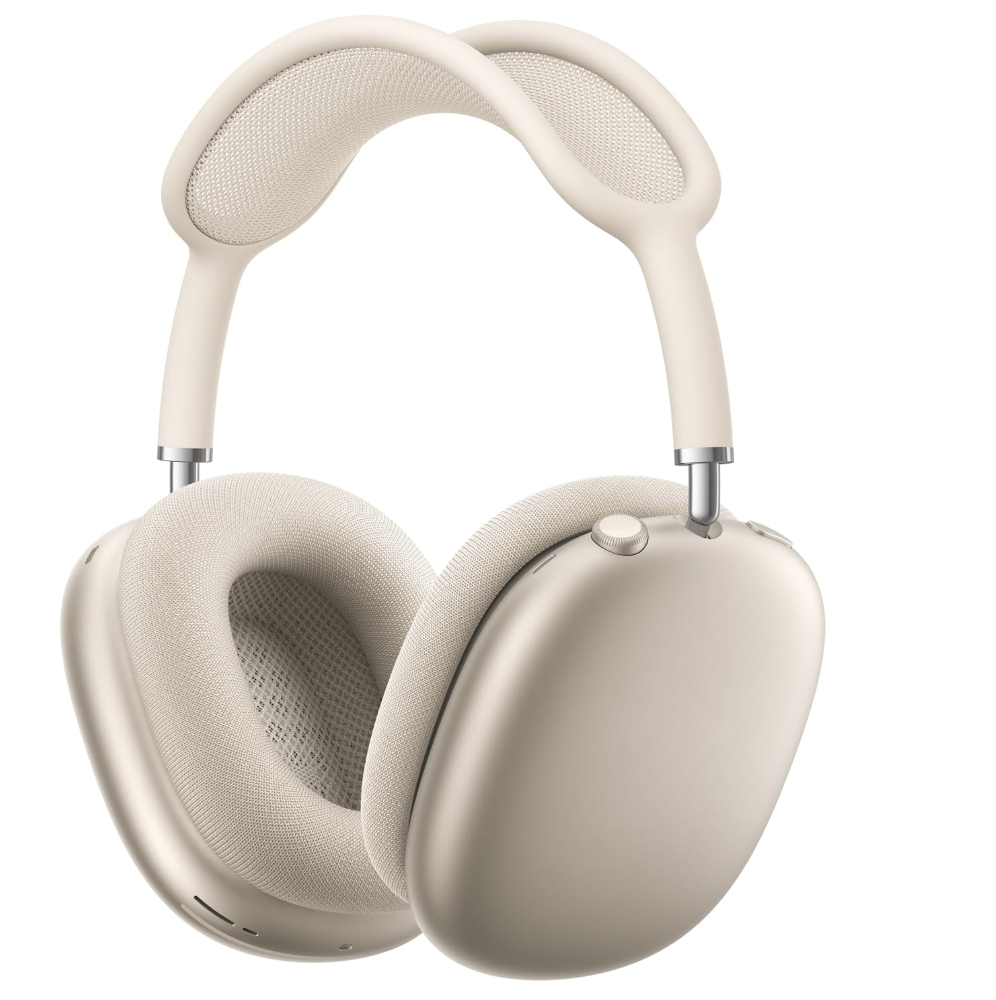 Wireless headphones packed in a protective travel case