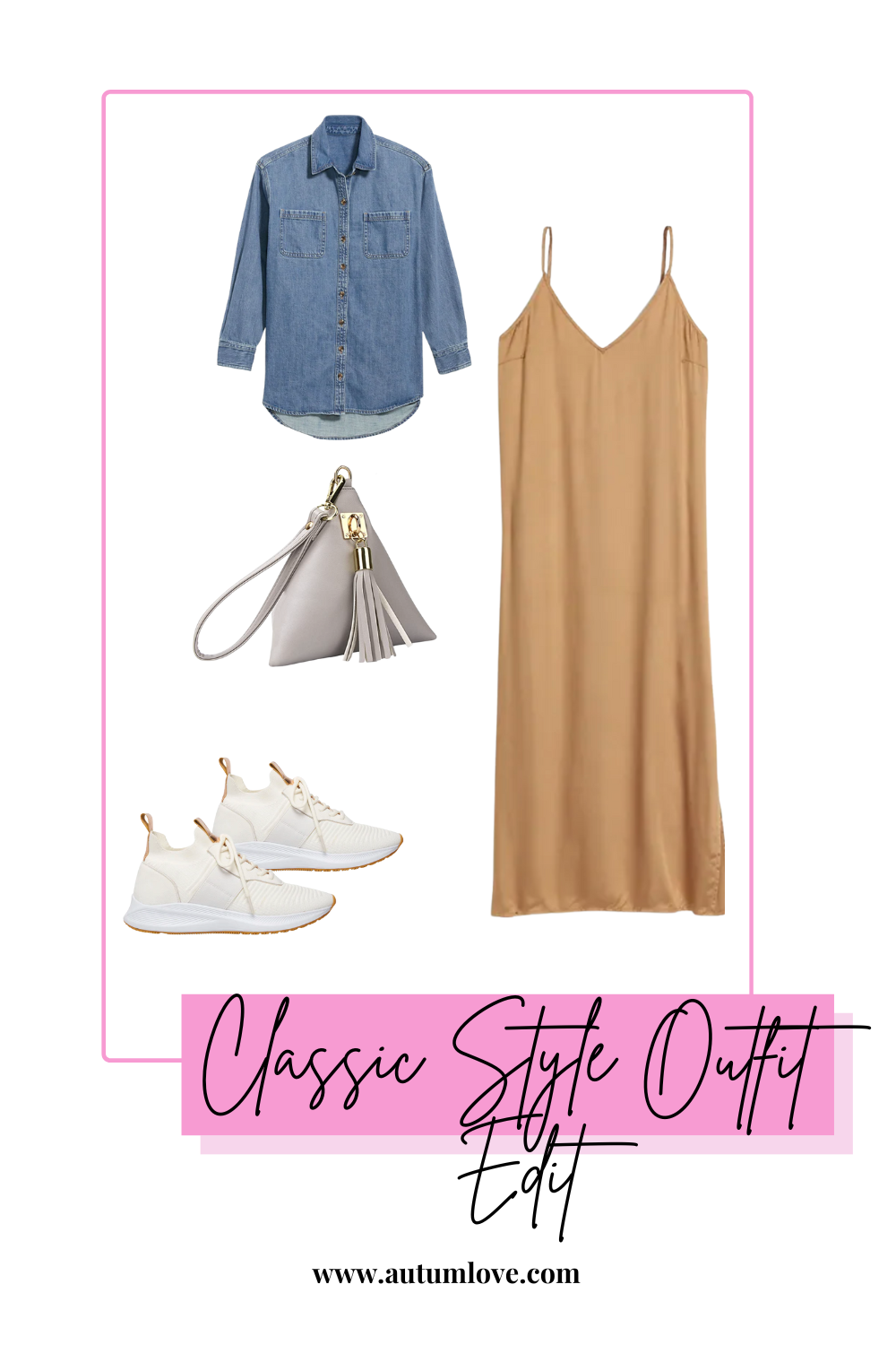 Mix Of Classic And Trendy Outfit Idea