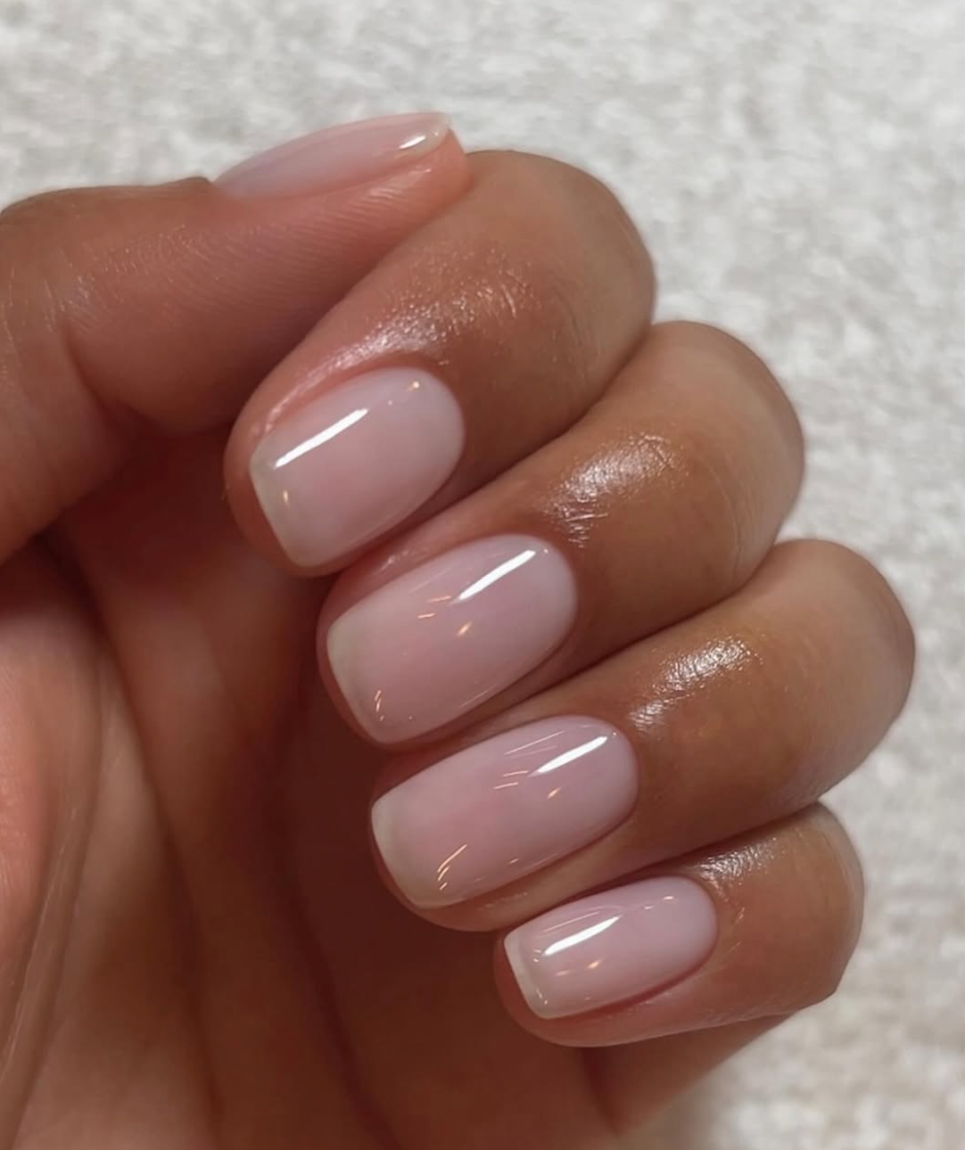 sheer minimalist nails