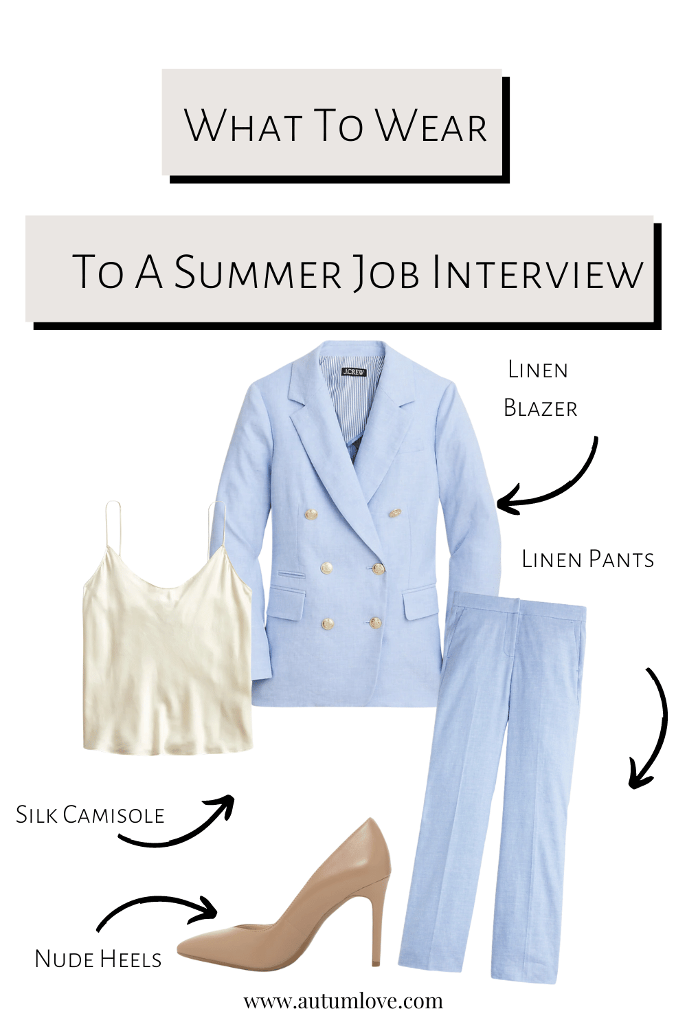 Ace Your Interview With These 5 Summer Outfit Ideas  Women's Job Interview  Fashion Guide — Autum Love
