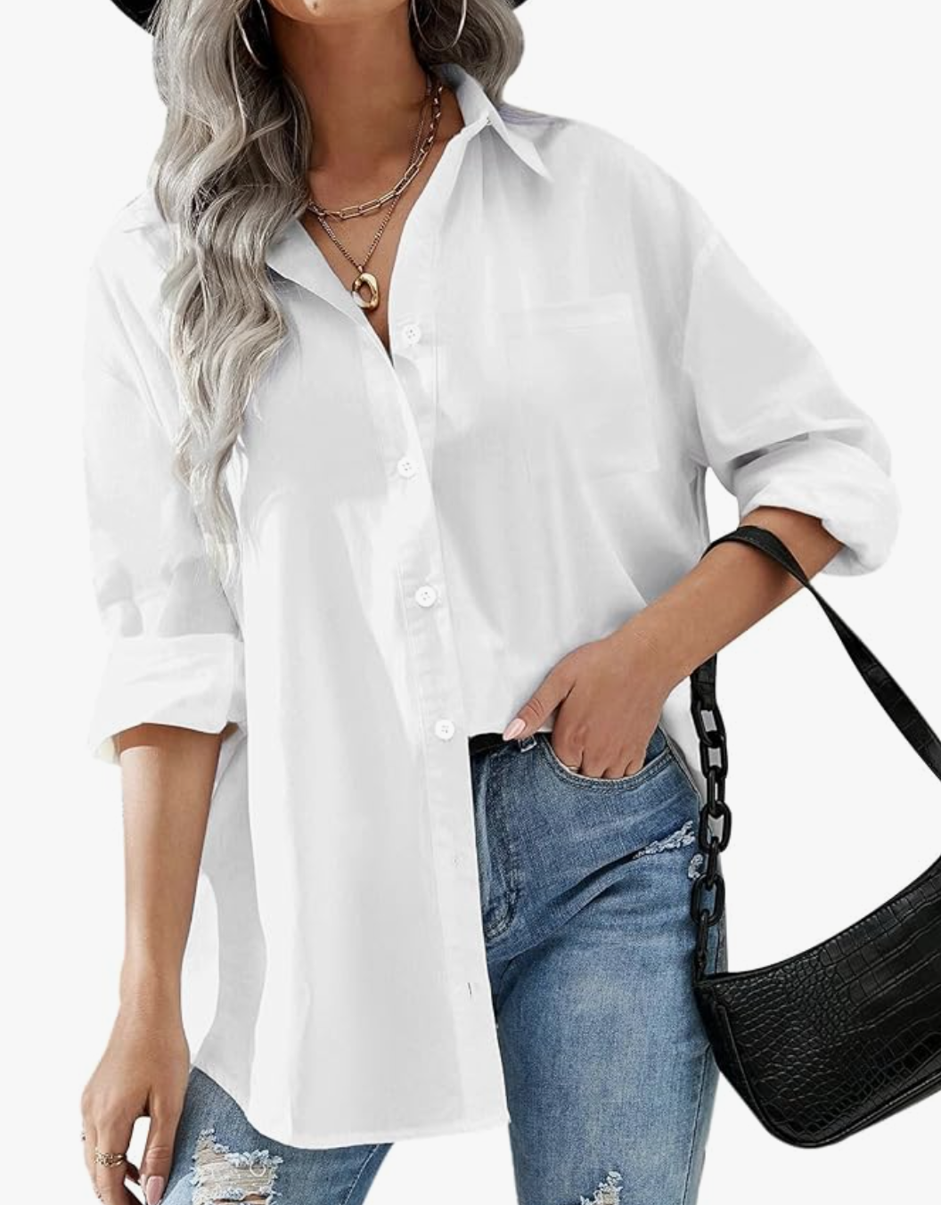 Oversized Button Down Shirt