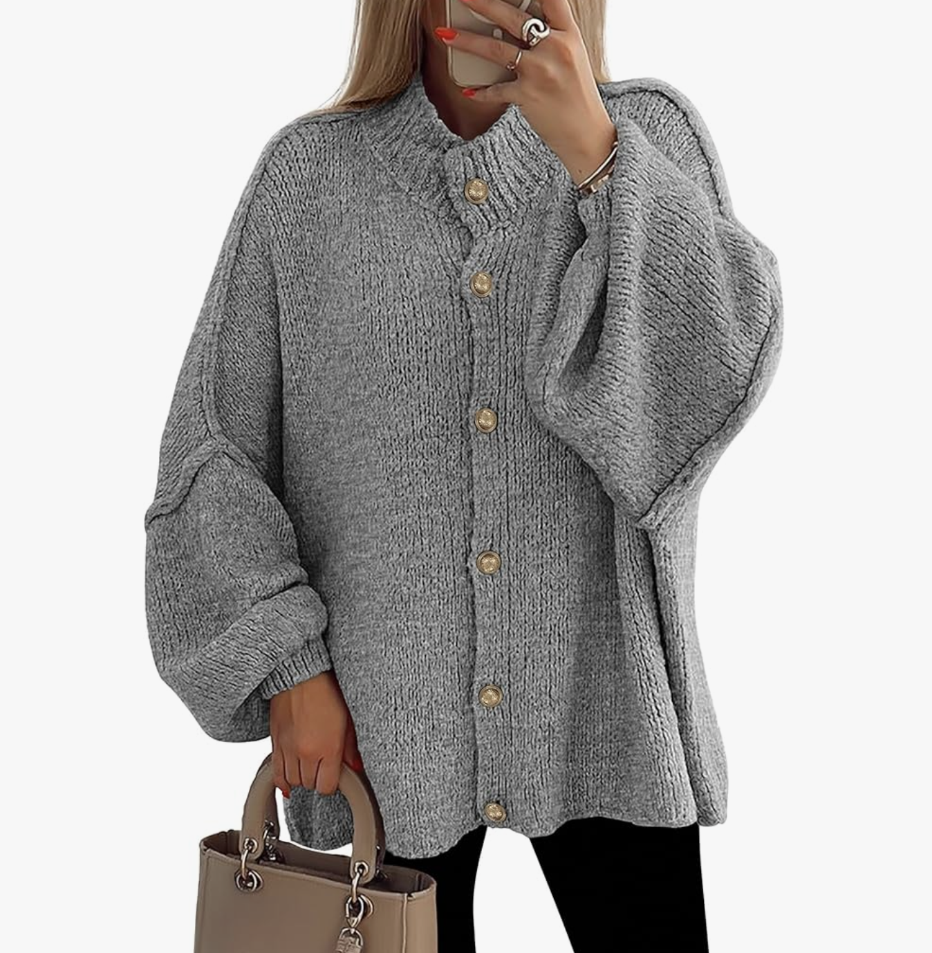 Button Down Cardigan Sweater