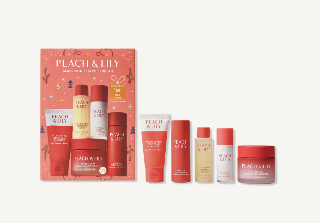 Peach & Lily Glass Skin Festive Luxe skincare gift set