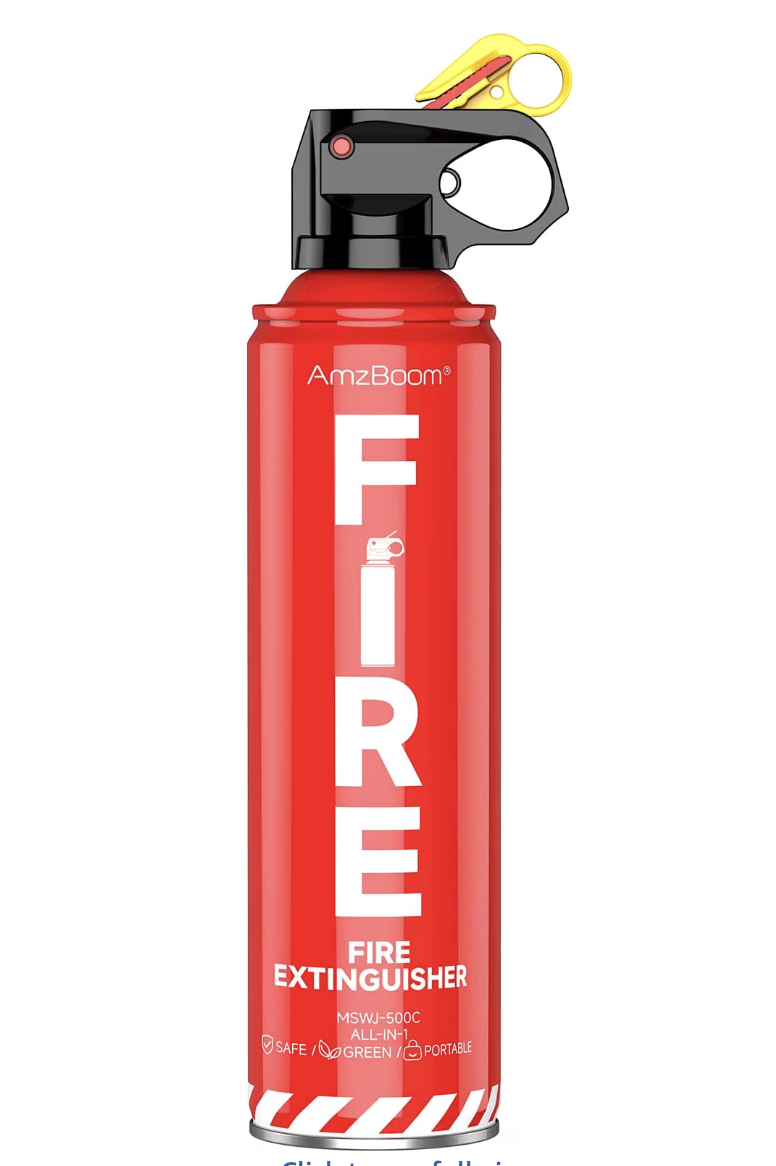 Small fire extinguisher for the home
