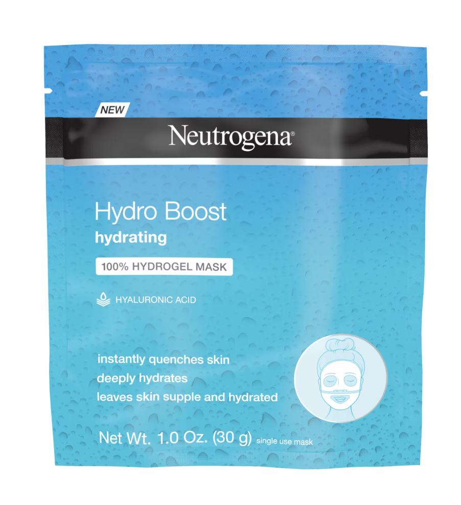 Neutrogena Hydro Boost Hydrogel Mask, a budget hyaluronic acid face mask