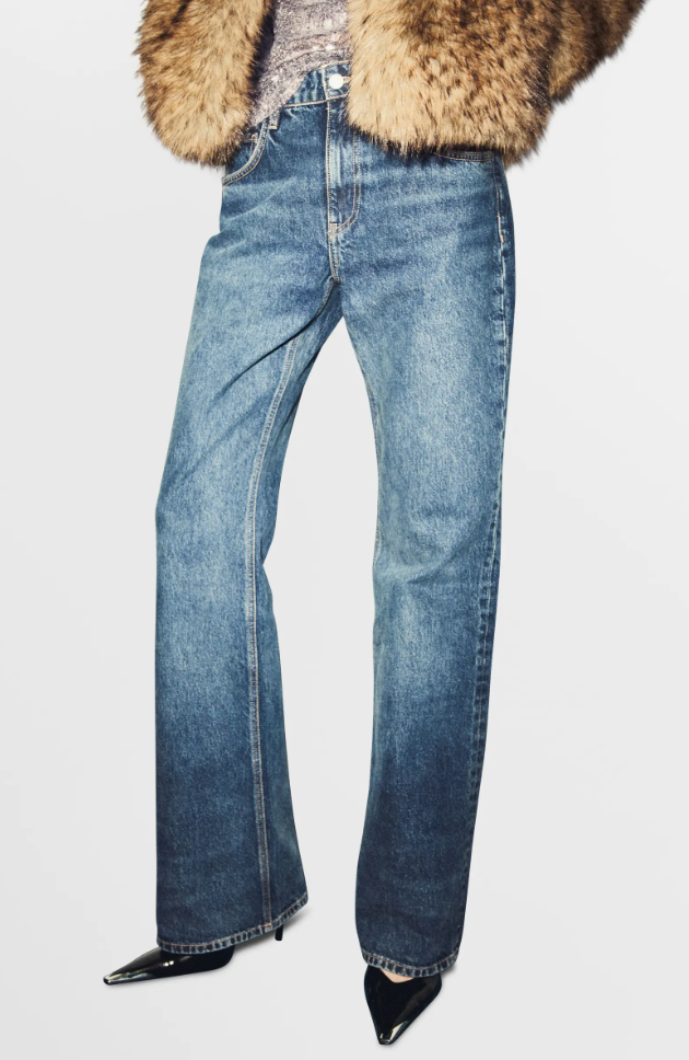 Low Rise Flare Jeans MANGO