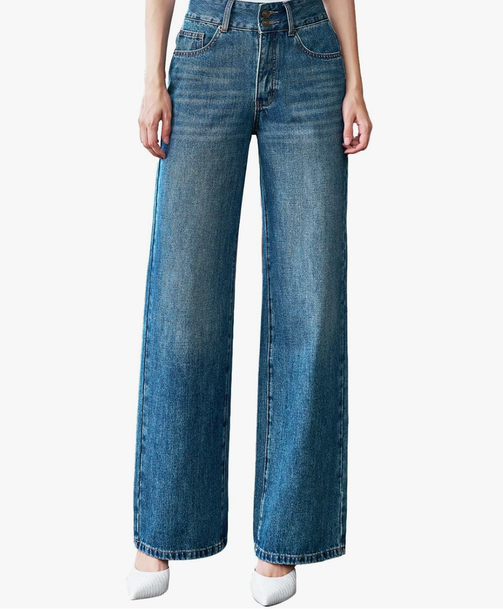 High Waisted Baggy Jeans