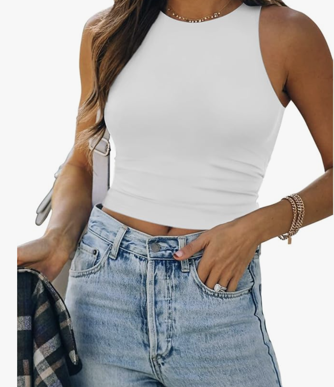 Cropped-but-Fitted Top