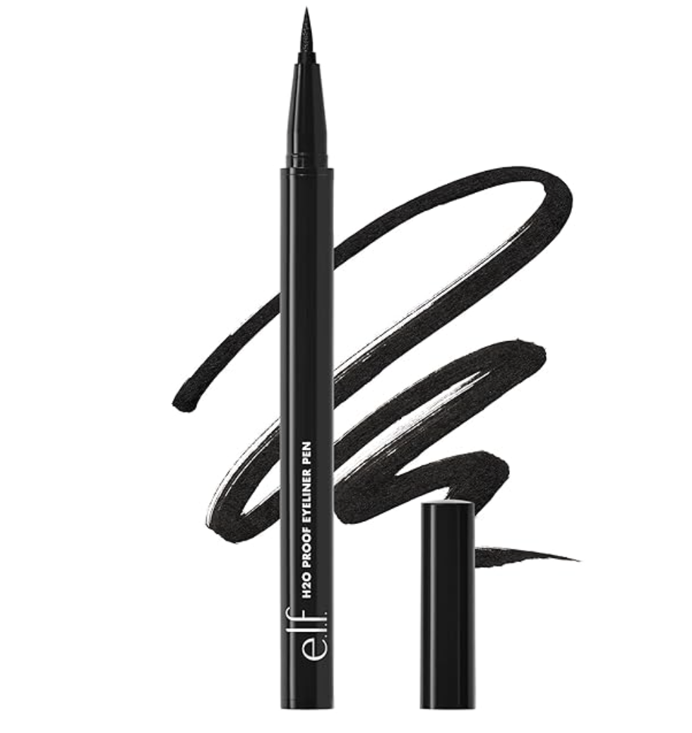 The [e.l.f. H2O Proof Eyeliner Pen](https://www.amazon.com/l-f-Cosmetics-h2o-proof-eyeliner-waterproof/dp/B07MWT5JV4) in Jet Black, designed for long-wear and sensitive eyes.