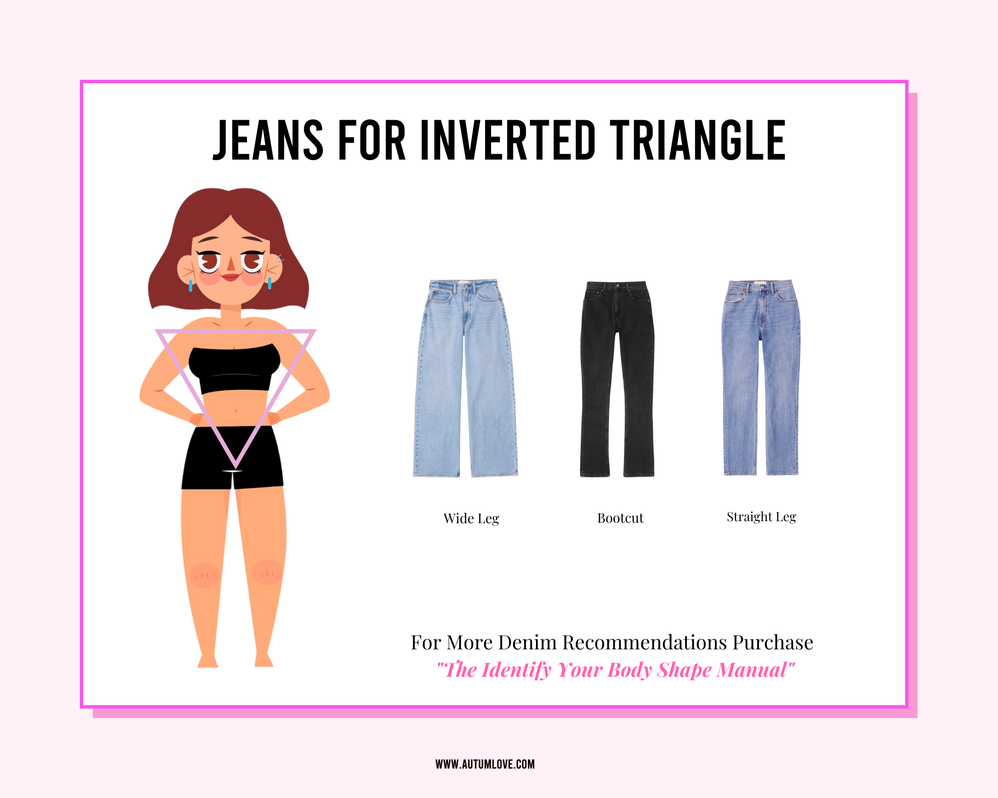 Types of Denim Pants  Types of jeans, Jeans style guide, Best jeans for  women
