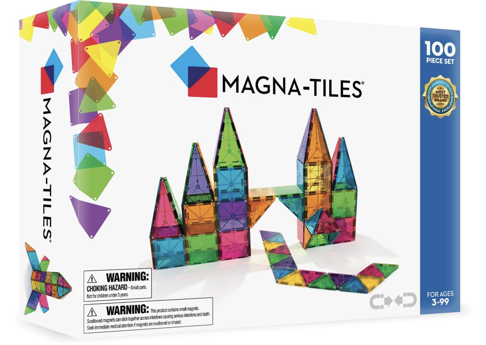 MAGNA-TILES magnetic building toy set for kids