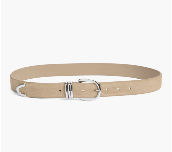 Nordstrom Janae suede belt for styling with denim, trousers and dresses.