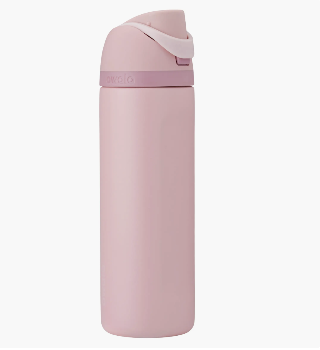 Owala 24-Ounce FreeSip Water Bottle, Rose Quartz.
