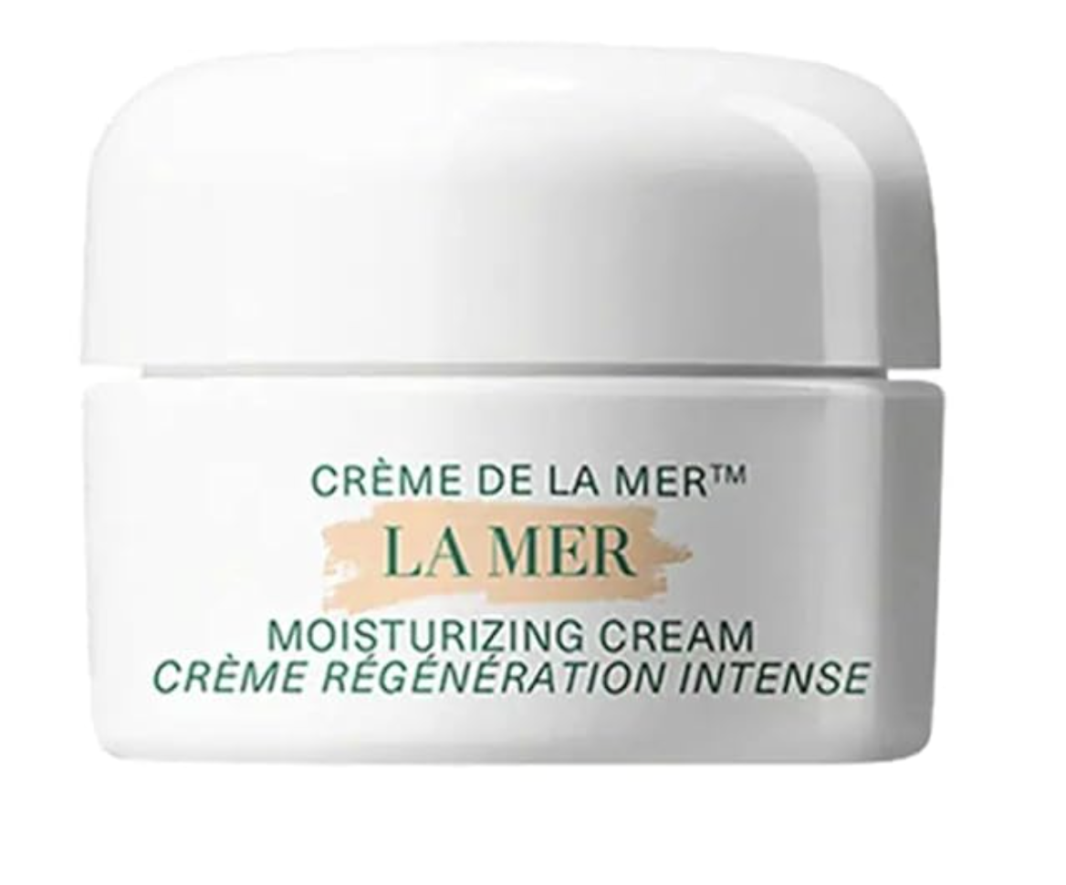 A jar of La Mer Crème de la Mer Moisturizing Cream, a luxury skincare gift for Mother's Day.