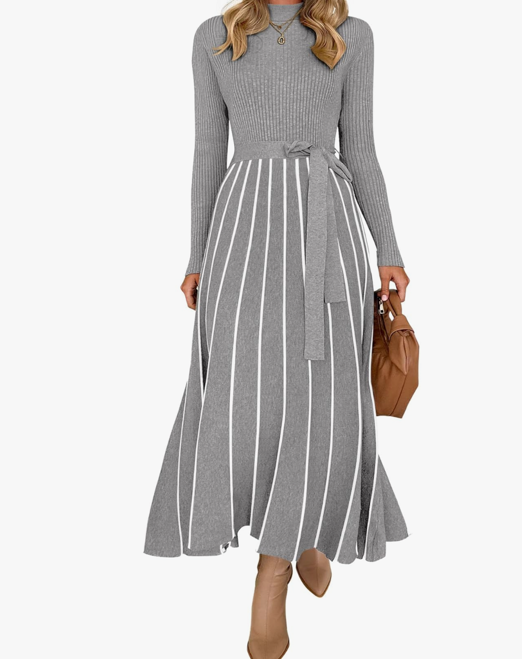 Grey Sweater Dress