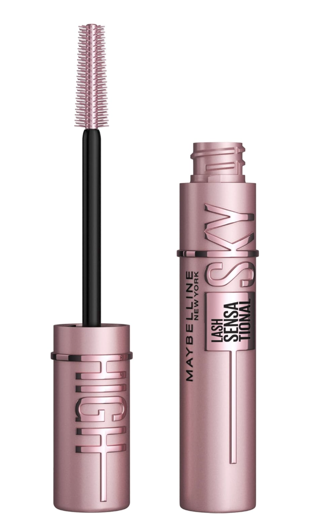 Maybelline Lash Sensational Sky High mascara with a slim flexible wand.