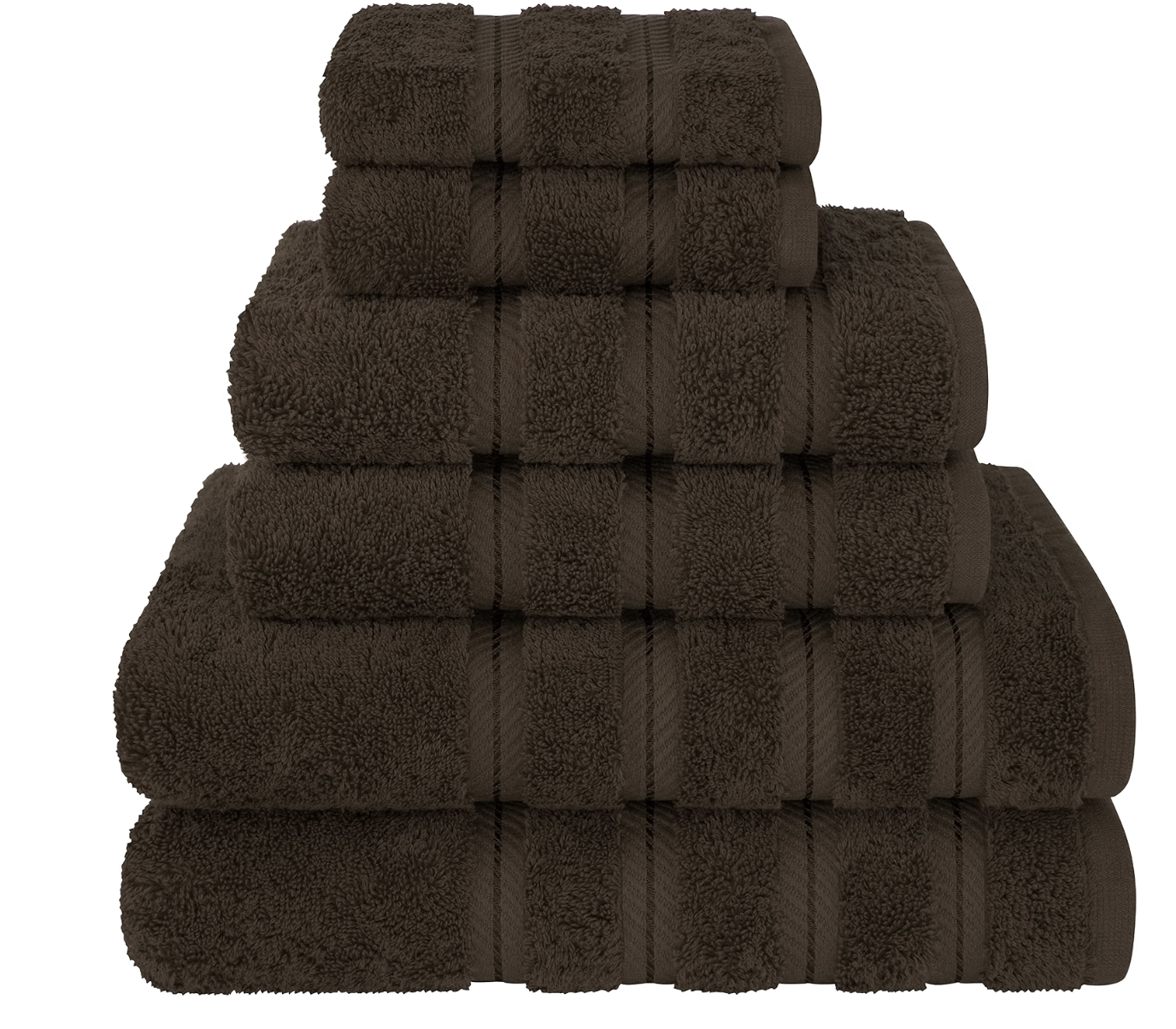 Stack of 100% cotton Turkish bath towels