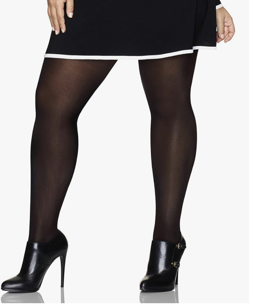 Close up of sheer black tights paired with black leather pointed-toe stiletto ankle boots, a moody and sophisticated poetcore outfit staple.