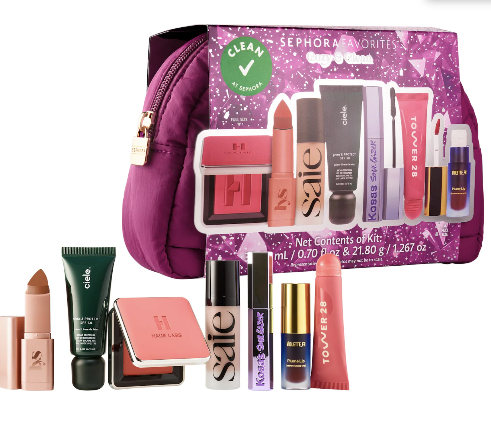 Sephora Favorites Cozy and Clean makeup value gift set
